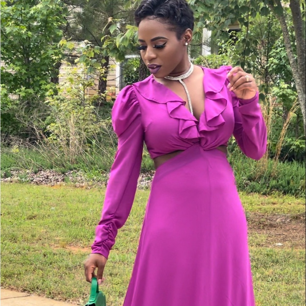 Purple dress